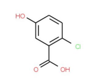 2-Chloro-5-hydroxybenzoic acid (CAS 56961-30-9) - chemical structure image