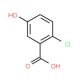 2-Chloro-5-hydroxybenzoic acid (CAS 56961-30-9) - chemical structure image