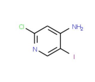 2-Chloro-5-iodo-4-pyridinamine (CAS 800402-12-4) - chemical structure image