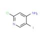 2-Chloro-5-iodo-4-pyridinamine (CAS 800402-12-4) - chemical structure image