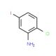 2-chloro-5-iodoaniline (CAS 16604-98-1) - chemical structure image