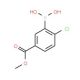 2-Chloro-5-(methoxycarbonyl)phenylboronic acid (CAS 913835-92-4) - chemical structure image