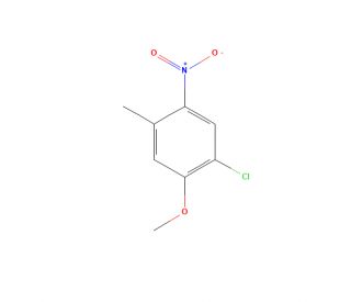 2-Chloro-5-methyl-4-nitroanisole (CAS 62492-45-9) - chemical structure image