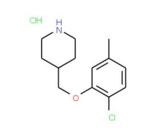 2-Chloro-5-methylphenyl4-piperidinylmethyl ether hydrochloride - chemical structure image