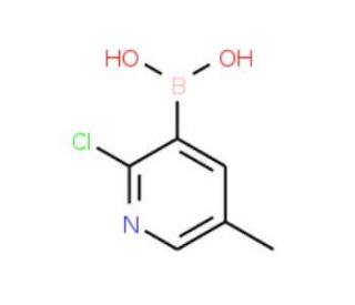 2-Chloro-5-methylpyridine-3-boronic acid (CAS 913835-86-6) - chemical structure image