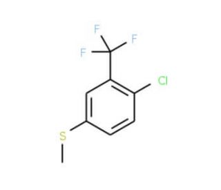 2-Chloro-5-methylthiobenzotrifluoride (CAS 957066-04-5) - chemical structure image