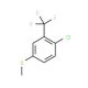 2-Chloro-5-methylthiobenzotrifluoride (CAS 957066-04-5) - chemical structure image