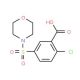 2-Chloro-5-(morpholine-4-sulfonyl)-benzoic acid (CAS 109029-96-1) - chemical structure image