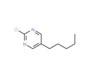 2-Chloro-5-n-pentylpyrimidine (CAS 154466-62-3) - chemical structure image
