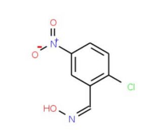 2-Chloro-5-nitro-benzaldehyde oxime (CAS 89692-57-9) - chemical structure image