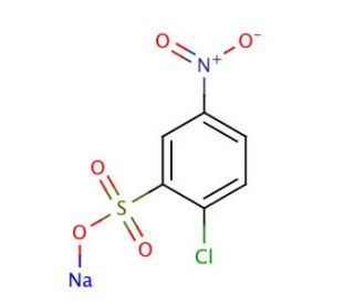 2-Chloro-5-nitro-benzene Sodium Sulphonate (CAS 946-30-5) - chemical structure image