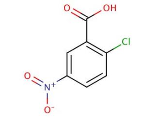 2-Chloro-5-nitrobenzoic acid (CAS 2516-96-3) - chemical structure image