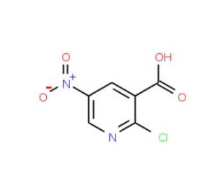 2-Chloro-5-nitronicotinic acid (CAS 42959-38-6) - chemical structure image
