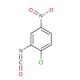 2-Chloro-5-nitrophenyl isocyanate (CAS 68622-16-2) - chemical structure image