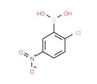 2-Chloro-5-nitrophenylboronic acid (CAS 867333-29-7) - chemical structure image