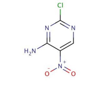 2-chloro-5-nitropyrimidin-4-amine (CAS 1920-66-7) - chemical structure image