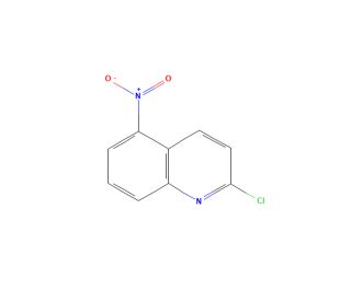 2-Chloro-5-nitroquinoline (CAS 13067-94-2) - chemical structure image