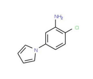 2-Chloro-5-pyrrol-1-yl-phenylamine - chemical structure image