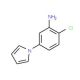 2-Chloro-5-pyrrol-1-yl-phenylamine - chemical structure image