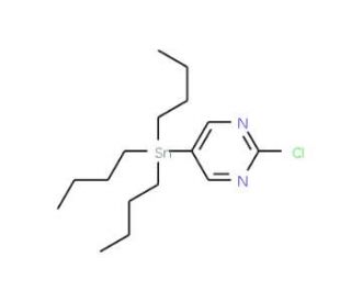 2-Chloro-5-(tributylstannyl)pyrimidine (CAS 155191-68-7) - chemical structure image