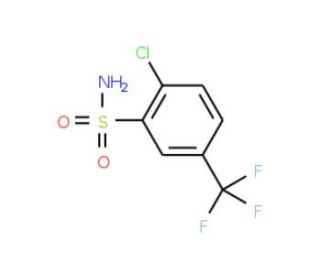 2-Chloro-5-trifluoromethyl-benzenesulfonamide (CAS 779-71-5) - chemical structure image