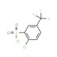 2-Chloro-5-(trifluoromethyl)benzenesulfonyl chloride (CAS 54090-08-3) - chemical structure image