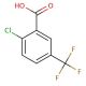2-Chloro-5-(trifluoromethyl)benzoic acid (CAS 657-06-7) - chemical structure image