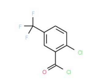 2-Chloro-5-(trifluoromethyl)benzoyl chloride (CAS 657-05-6) - chemical structure image
