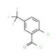 2-Chloro-5-(trifluoromethyl)benzoyl chloride (CAS 657-05-6) - chemical structure image