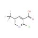 2-Chloro-5-(trifluoromethyl)nicotinic acid (CAS 505084-59-3) - chemical structure image