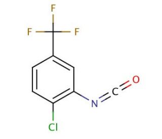 2-Chloro-5-(trifluoromethyl)phenyl isocyanate (CAS 50528-86-4) - chemical structure image