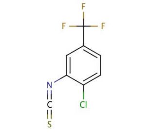 2-Chloro-5-(trifluoromethyl)phenyl isothiocyanate (CAS 23165-49-3) - chemical structure image
