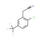 2-Chloro-5-(trifluoromethyl)phenylacetonitrile (CAS 22902-88-1) - chemical structure image
