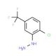 [2-Chloro-5-(trifluoromethyl)phenyl]hydrazine (CAS 1869-22-3) - chemical structure image