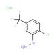 [2-Chloro-5-(trifluoromethyl)phenyl]hydrazinehydrochloride - chemical structure image