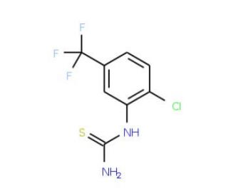 (2-Chloro-5-trifluoromethyl)phenylthiourea (CAS 21714-35-2) - chemical structure image