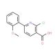 2-Chloro-6-(2-methoxyphenyl)nicotinic acid - chemical structure image