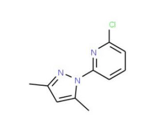 2-Chloro-6-(3,5-dimethylpyrazol-1-yl)pyridine (CAS 1150164-94-5) - chemical structure image