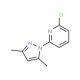 2-Chloro-6-(3,5-dimethylpyrazol-1-yl)pyridine (CAS 1150164-94-5) - chemical structure image