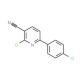 2-Chloro-6-(4-chlorophenyl)nicotinonitrile (CAS 84596-41-8) - chemical structure image