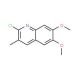 2-Chloro-6,7-dimethoxy-3-methyl-quinoline - chemical structure image