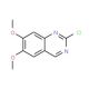 2-Chloro-6,7-dimethoxy-quinazoline (CAS 94644-47-0) - chemical structure image