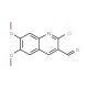 2-Chloro-6,7-dimethoxy-quinoline-3-carbaldehyde (CAS 68236-23-7) - chemical structure image
