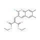 2-Chloro-6,7-dimethyl-3-(2,2-diethoxycarbonyl)vinylquinoline (CAS 1031928-91-2) - chemical structure image