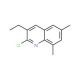 2-Chloro-6,8-dimethyl-3-ethylquinoline (CAS 606091-79-6) - chemical structure image