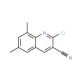 2-Chloro-6,8-dimethylquinoline-3-carbonitrile (CAS 917750-50-6) - chemical structure image