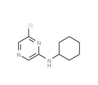 2-Chloro-6-cyclohexylaminopyrazine (CAS 642459-26-5) - chemical structure image