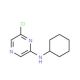 2-Chloro-6-cyclohexylaminopyrazine (CAS 642459-26-5) - chemical structure image