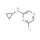 2-Chloro-6-cyclopropylaminopyrazine (CAS 941294-47-9) - chemical structure image