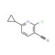 2-Chloro-6-cyclopropylnicotinonitrile - chemical structure image